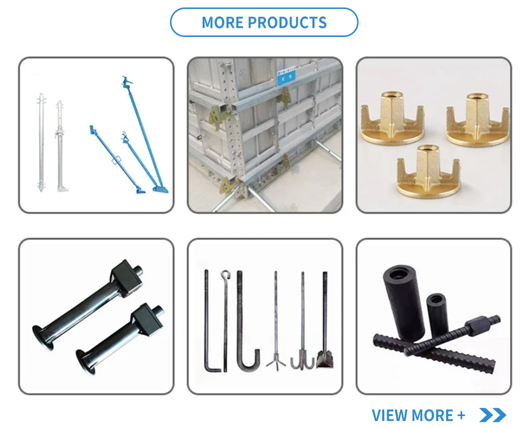 Square Tube Connection Fasteners Adjustable Steel Waler Clamp for Aluminum Formwork