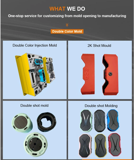 OEM Plastic Injection Mold/Mould Universal Dual 4K USB Dock Molding/Moulding Parts Insert Mold