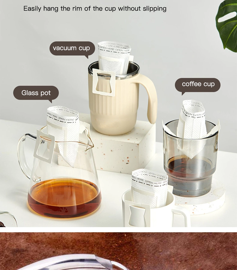 Conic Shape Non-Woven Disposable Portable Drip Coffee Filters Suitable for Travel