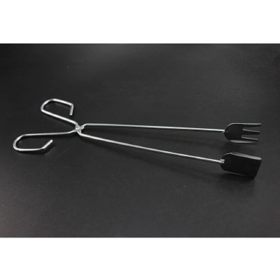 Pickup Tools Long Handle Clips Scissor Shape Tongs Barbeque Grilling Tong Stainless Steel Garbage, Trash, Broken Glass, Leaves, Log Grabber Picker Bl13759