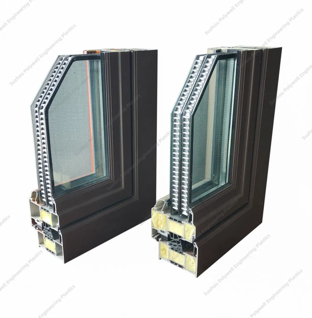 Customized Shapes Thermal Break Nylon Strips Used in Broken Bridge Aluminum Window Profile