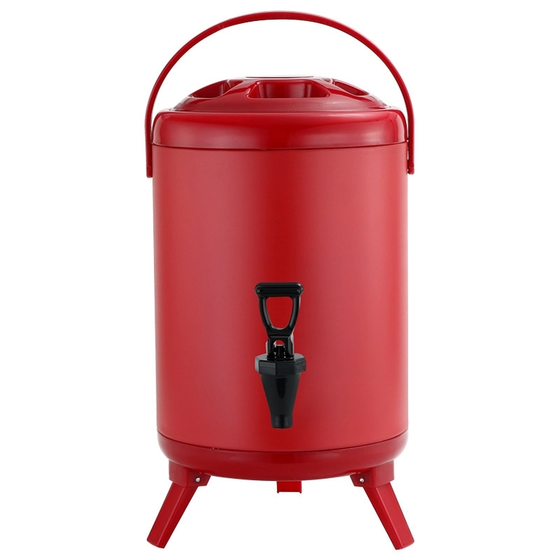 Boba Tea Shop Use Colorful Coffee Thermal Preservation Barrel Bucket in Round Square Shape