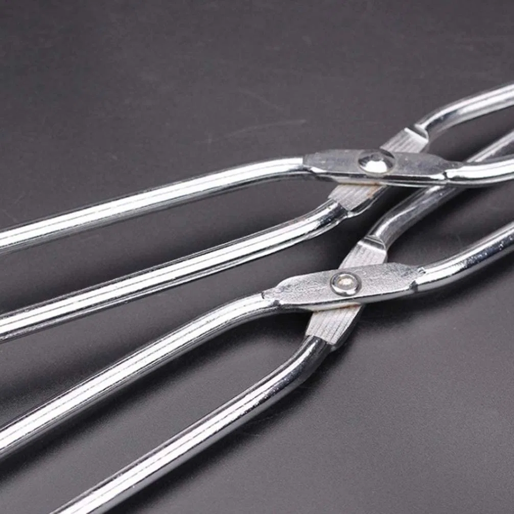 Stainless Steel Garbage, Trash, Broken Glass, Leaves, Log Grabber Picker, Pickup Tools Long Handle Clips Scissor Shape Tongs Barbeque Grilling Tong Wbb13759