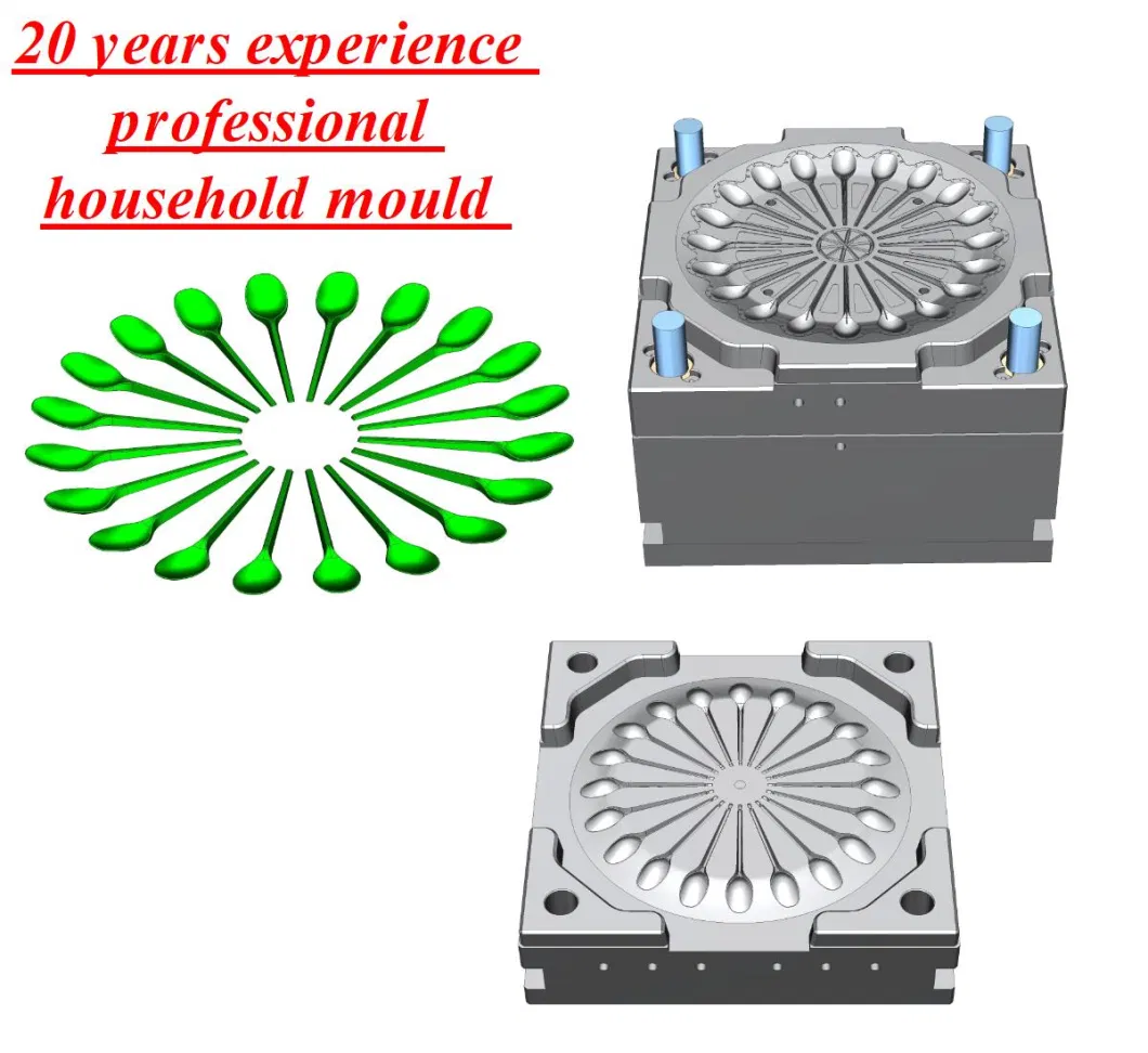 Plastic Disposable PS Spoon Injection Moulding