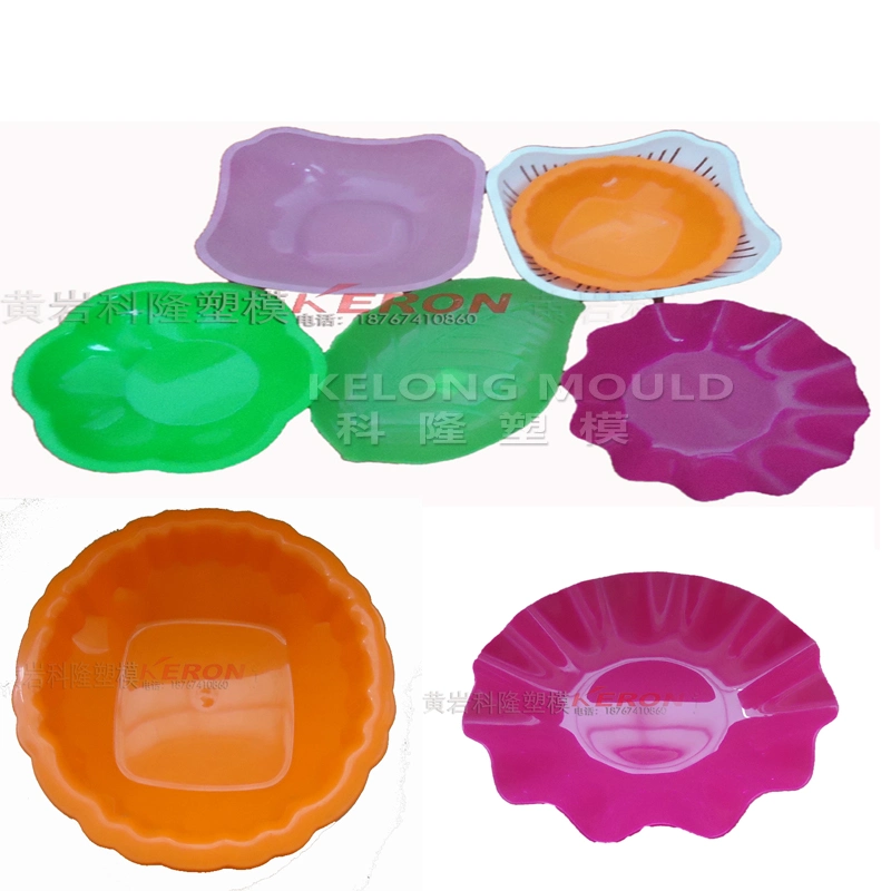 High Quality Round Plate Fruit Storage Plastic Injection Plate Mould