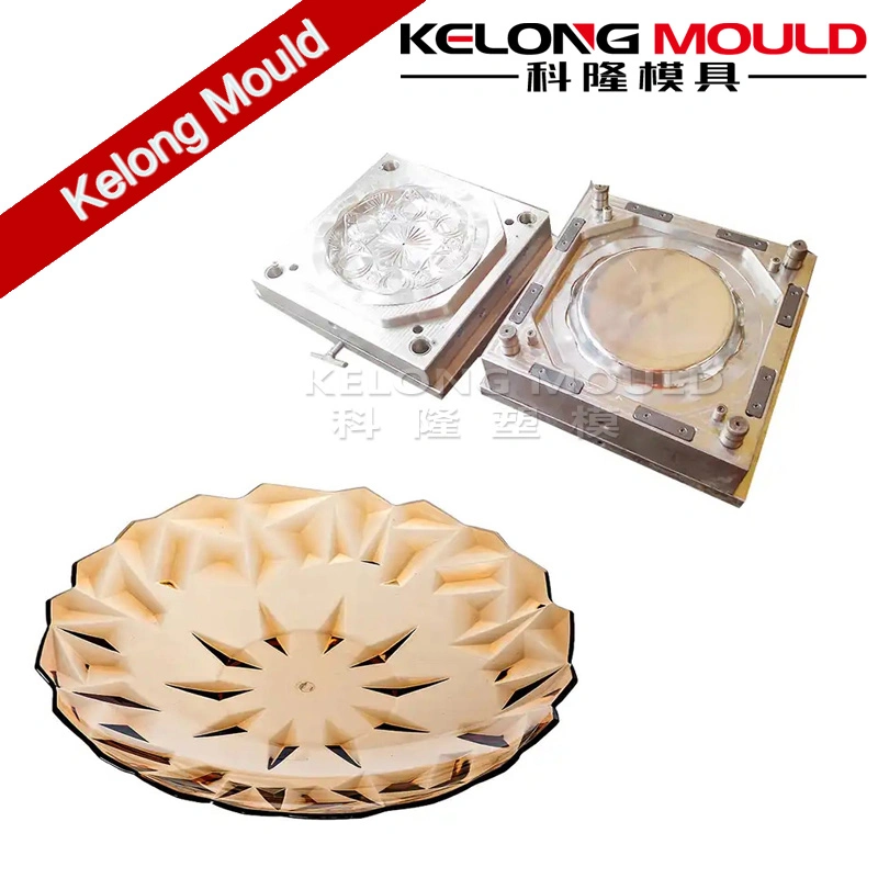 High Quality Round Plate Fruit Storage Plastic Injection Plate Mould