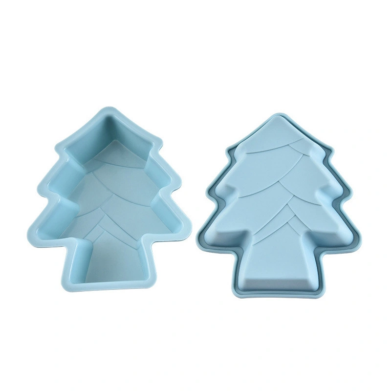 Reusable Baking Cups Nonstick Christmas Tree Cupcake Molds Mi11948