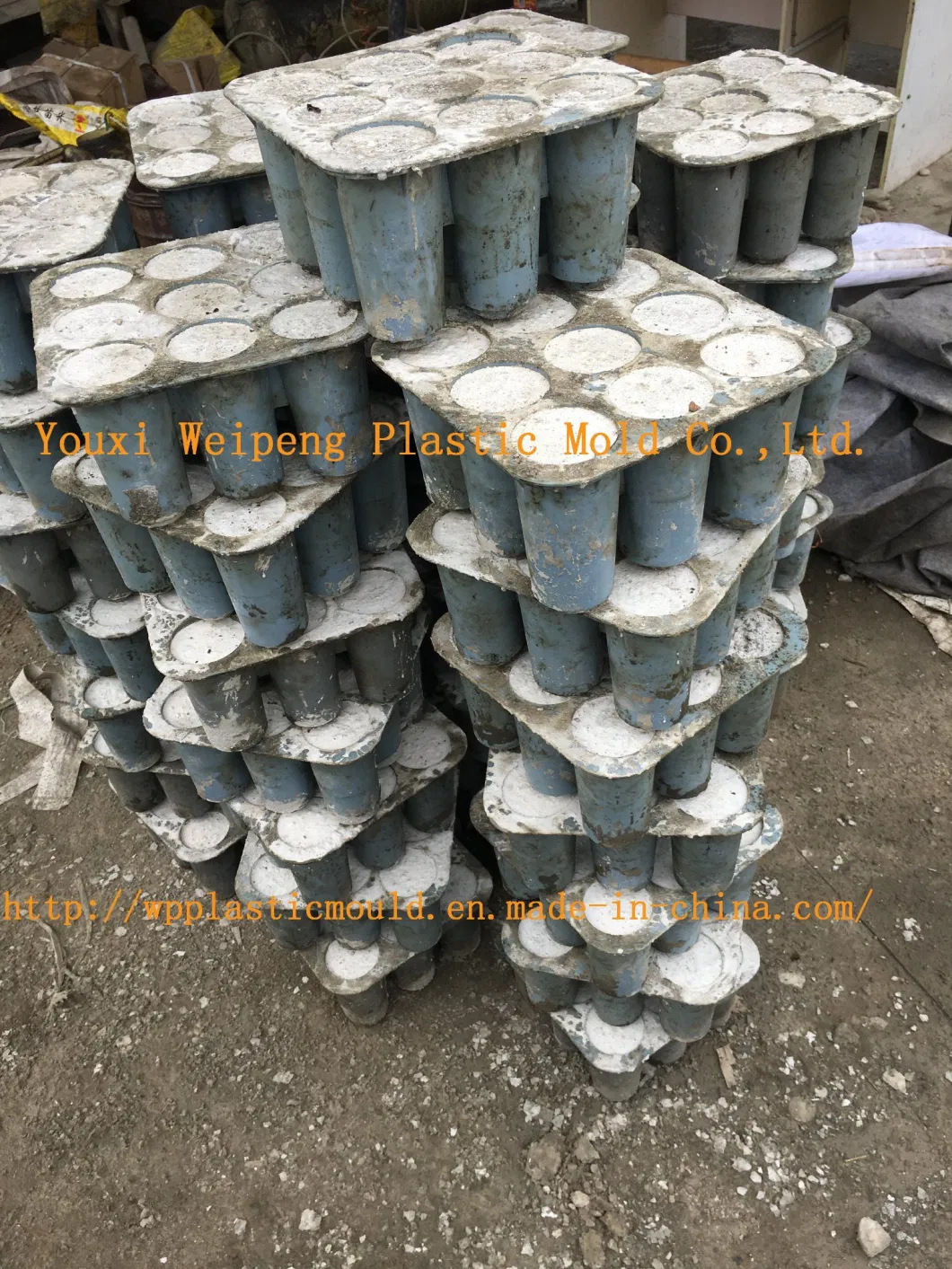 Injection Molding of Steel Pipe Concrete Cement Block Mould (GG1209-YL)