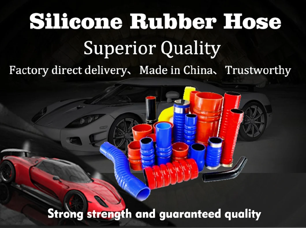 Flexible Silicone Hose Heat Resistant Colorful Customized Sizes Extrusion Molding Vacuum Pipe with FDA, IATF16949 &amp; ISO9001 Verified