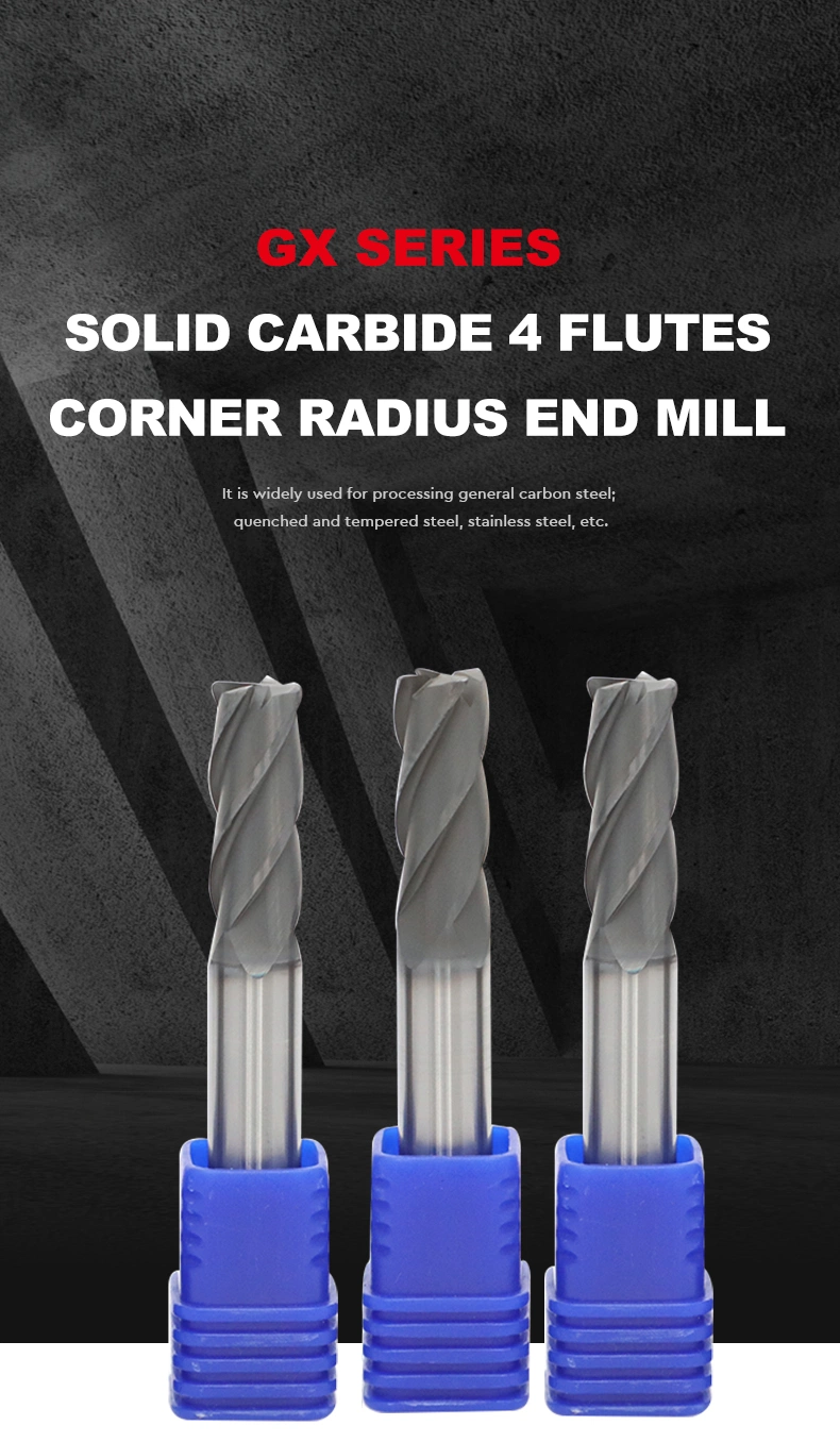 Carbide 3 /4 Flutes /2 Flutes Solid Carbdie Cutting Tool for Whole-Series of Steel Processing, Mold Industry, Auto Parts, Automation Equipment, Tooling Fixture