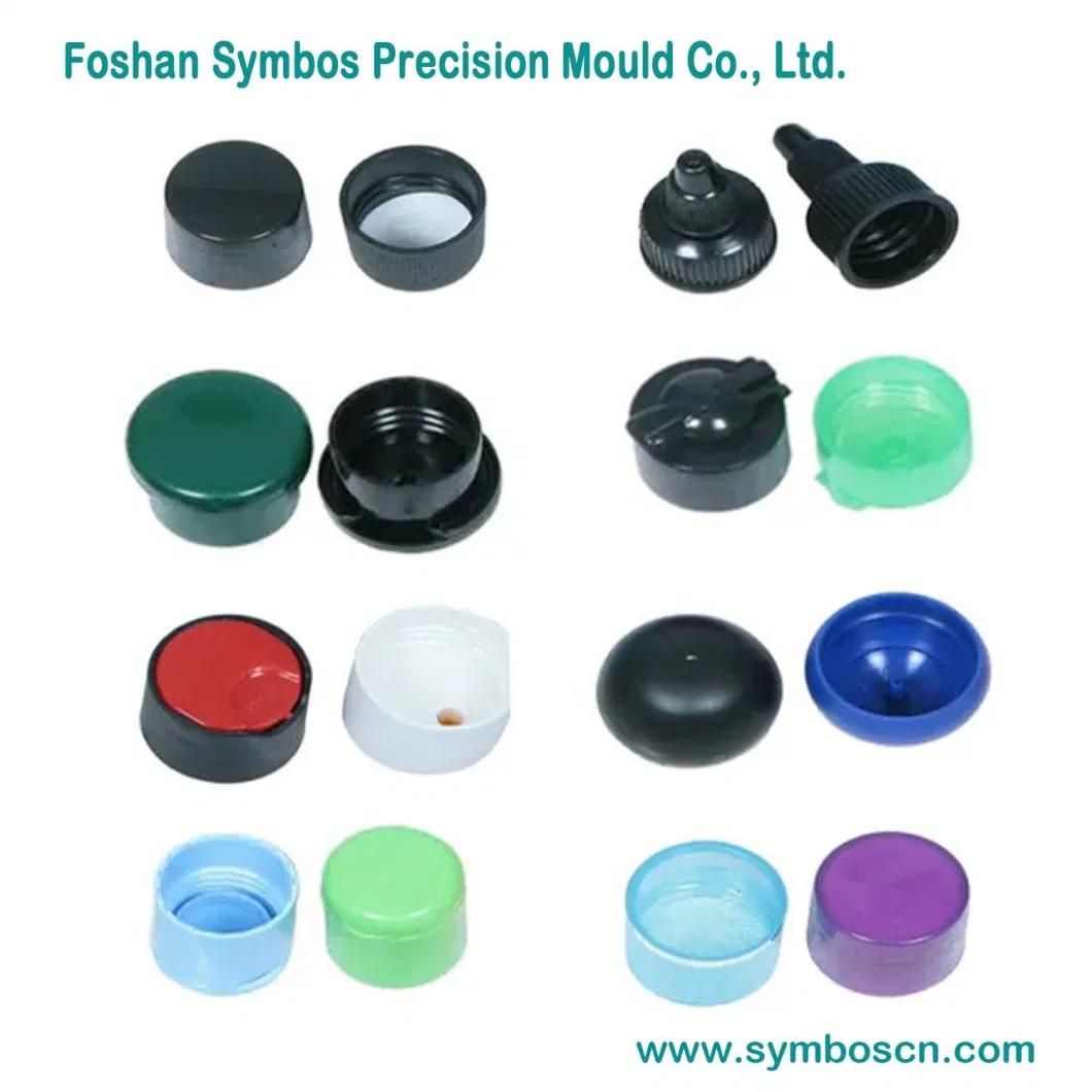 Professional OEM Complex Inner Outer Teeth Plastic Injection Mould Molding for Bottle Cap Screw Cap Plastic Flip Cap House Hold Products with Cap