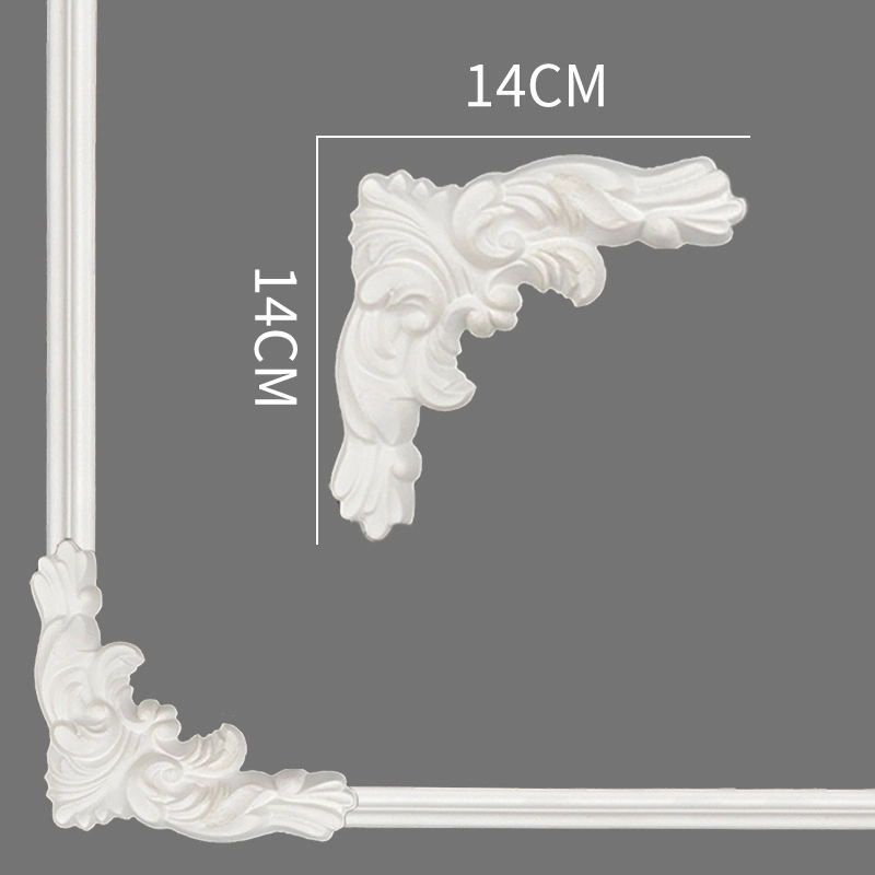 Factory Wholesale Plastic Cornice Decorative PU Molding Polyurethane Corner Molding for Ceiling