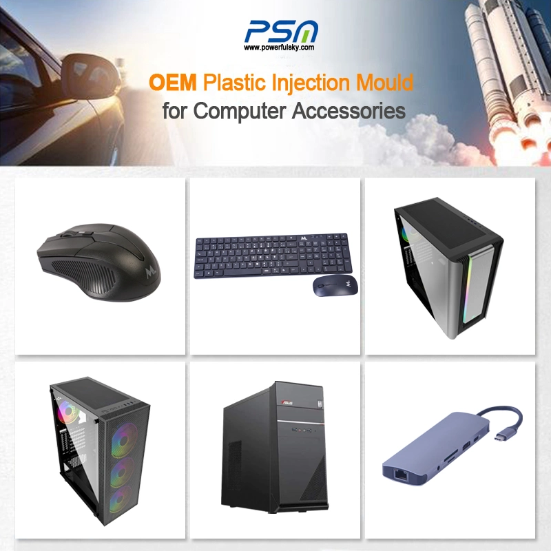 China Customized PC/ABS/Pet/HDPE Desktop Computer Gaming Desktops Mouse Keyboard Plastic Injection Molding Parts Maker Factory