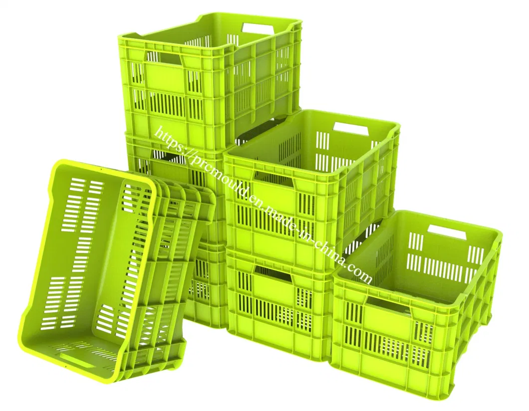 Vegetable Fruit Transportation Crate Container Box Plastic Injection Molds/Mold/Mould/Moulding