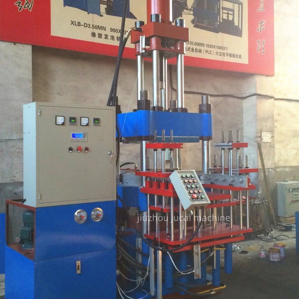 Automatic Material Feeding Rubber Heat Transfer Molding Press Machine, Rubber Hydraulic Vulcanizing Press, Silicone Rubber Injection Press