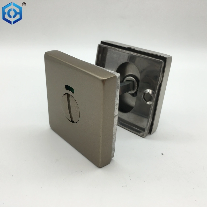 Square Stainless Steel Thumb Turn and Release with Indicator