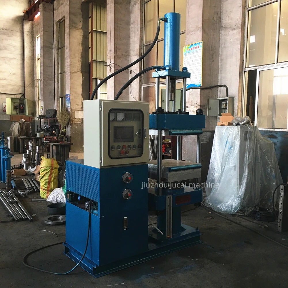 Automatic Material Feeding Rubber Heat Transfer Molding Press Machine, Rubber Hydraulic Vulcanizing Press, Silicone Rubber Injection Press