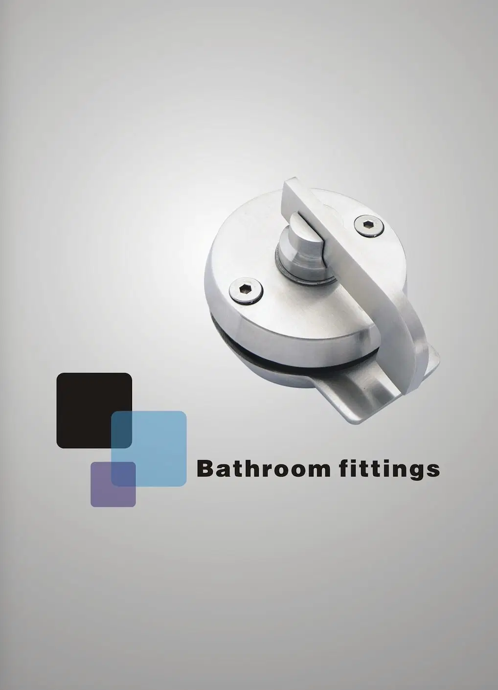 Stainless Steel Toilet Lock Toilet Partition Thumb Indicator for Cubicle Fittings