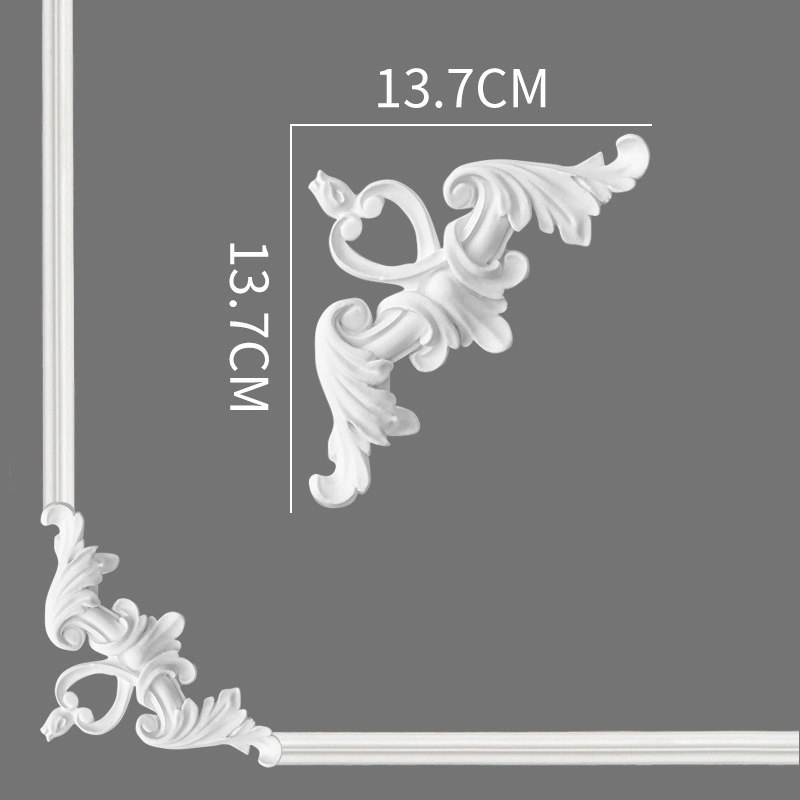 Factory Wholesale Plastic Cornice Decorative PU Molding Polyurethane Corner Molding for Ceiling