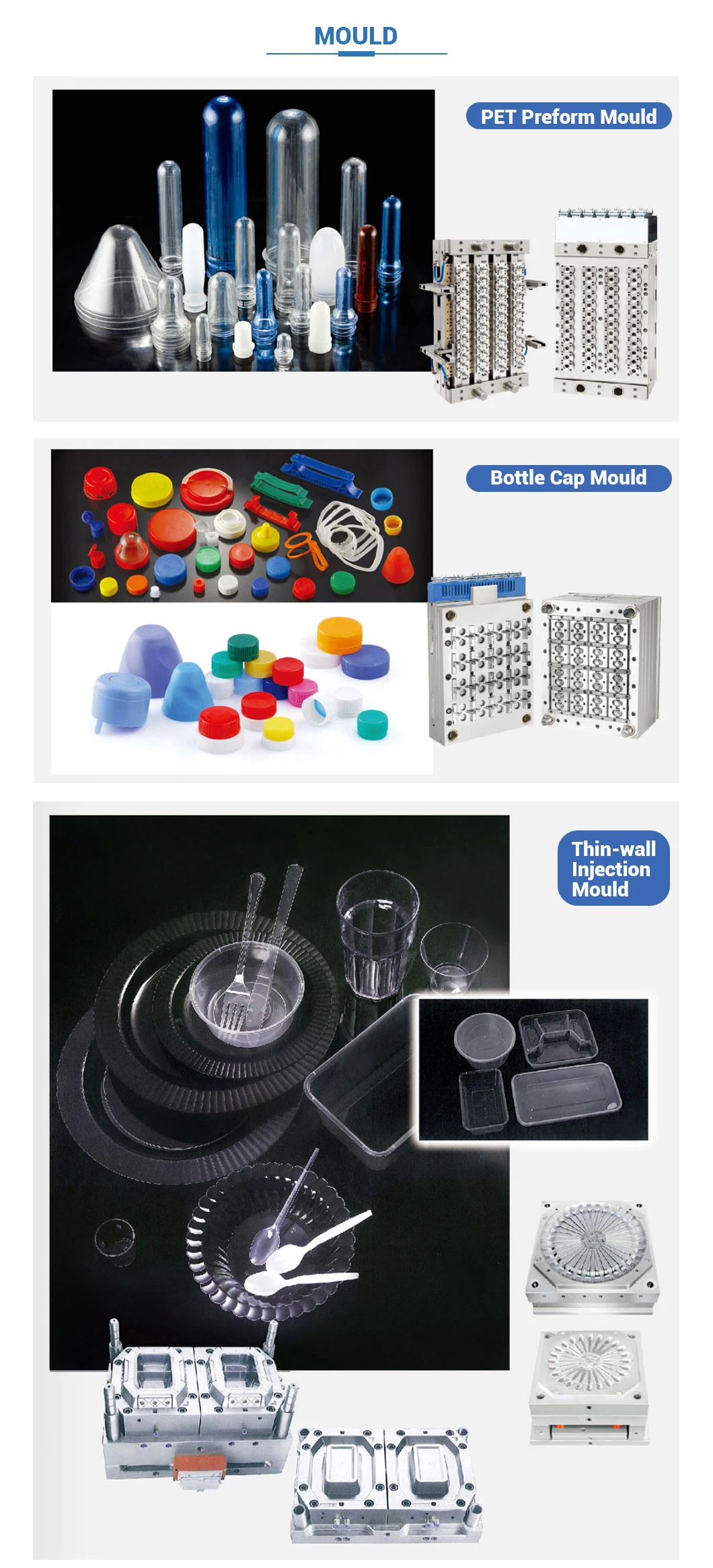 Low Cost Injection Molding Plastic Mould Die Makers in China