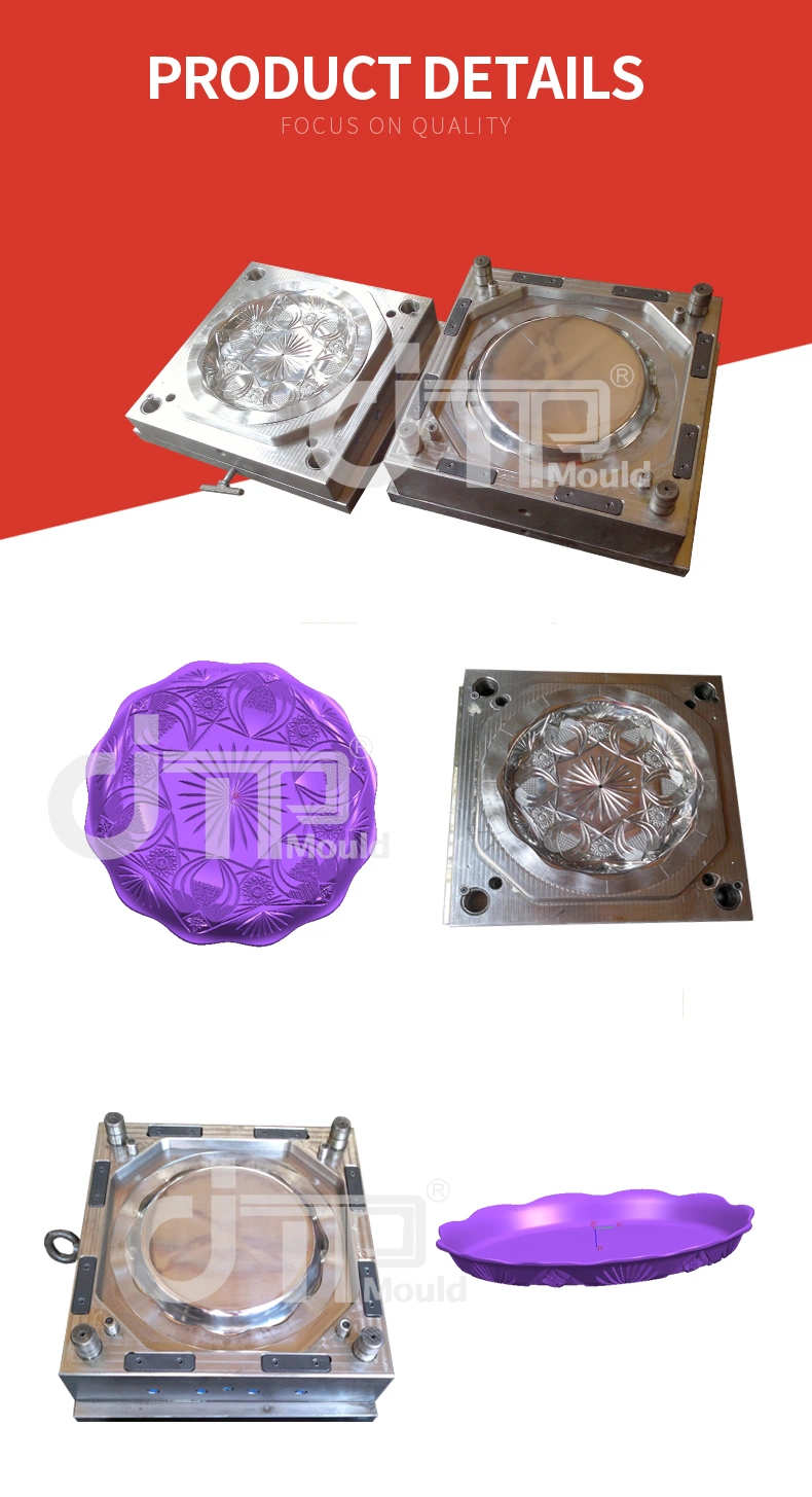 Top Selling Plastic Plate Mould with Leaf Shape Moulding