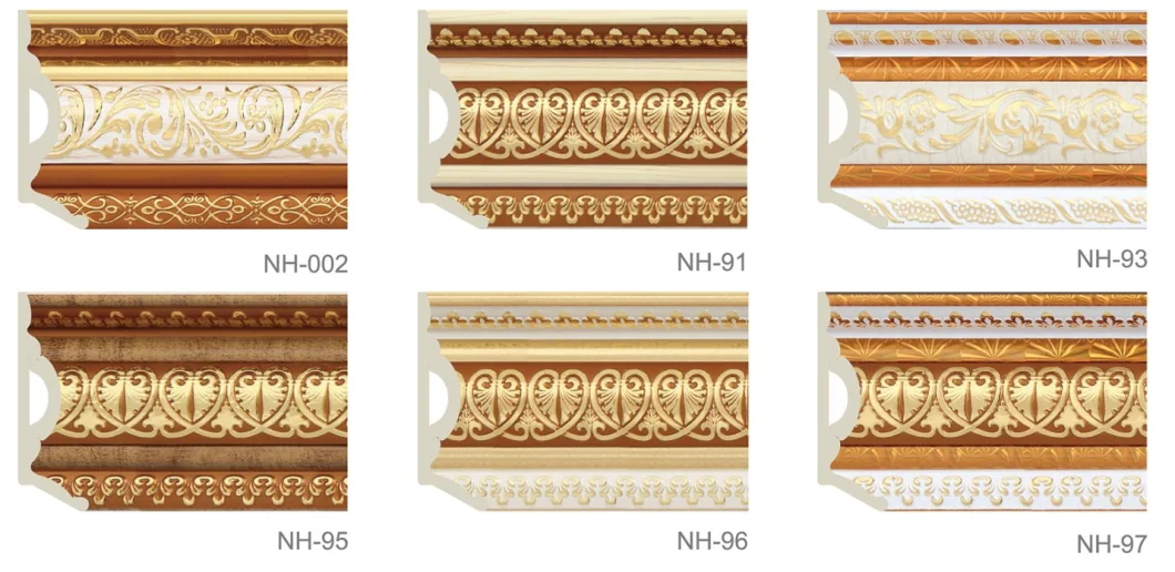 High Quality Polystyrene Crown Plastic Ceiling Cornice Molding for Ceiling