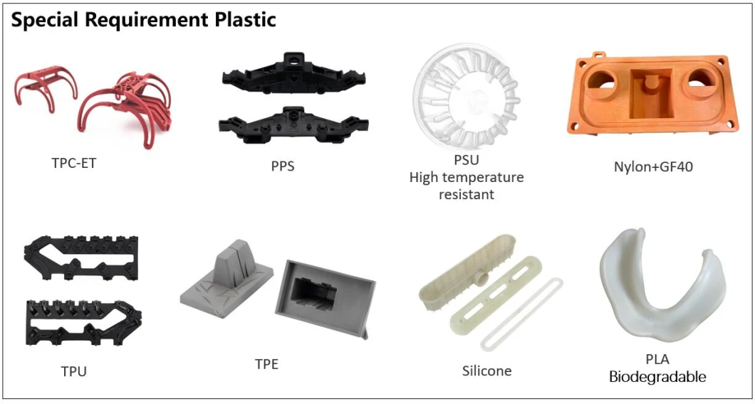 High Strength Glass Fiber Nylon Parts Injection Molding Production