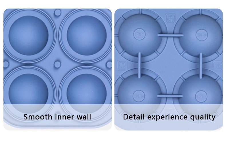 Custom Mold Silicone Ice Cubes Maker Tray 3D Shaped Ice Cube Mold