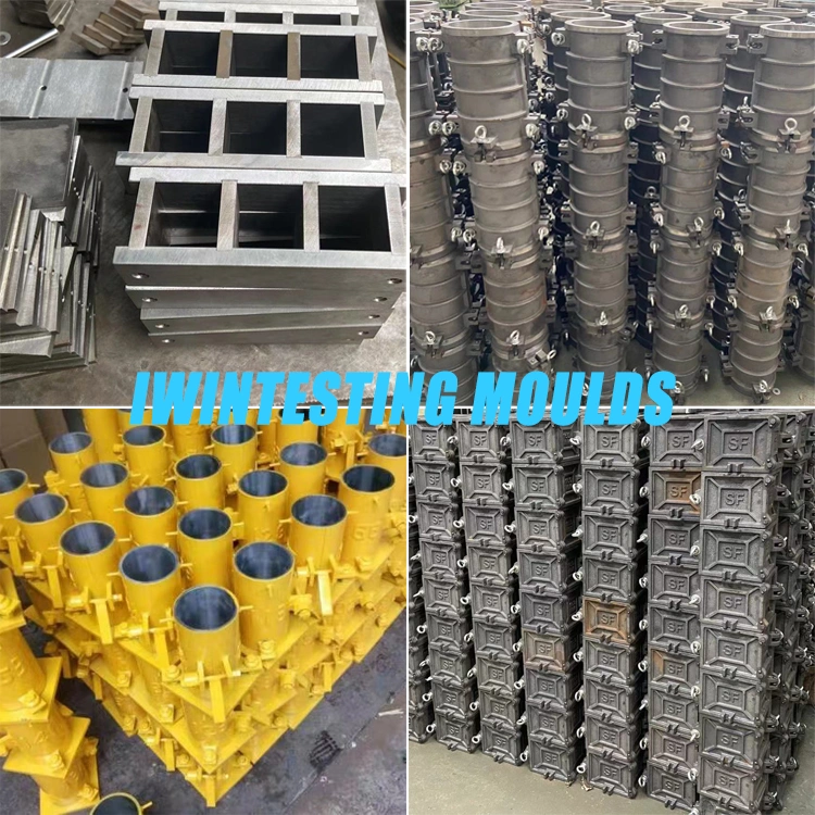 High Quality 150X150X150mm Concrete Test Cube Moulds for Sale