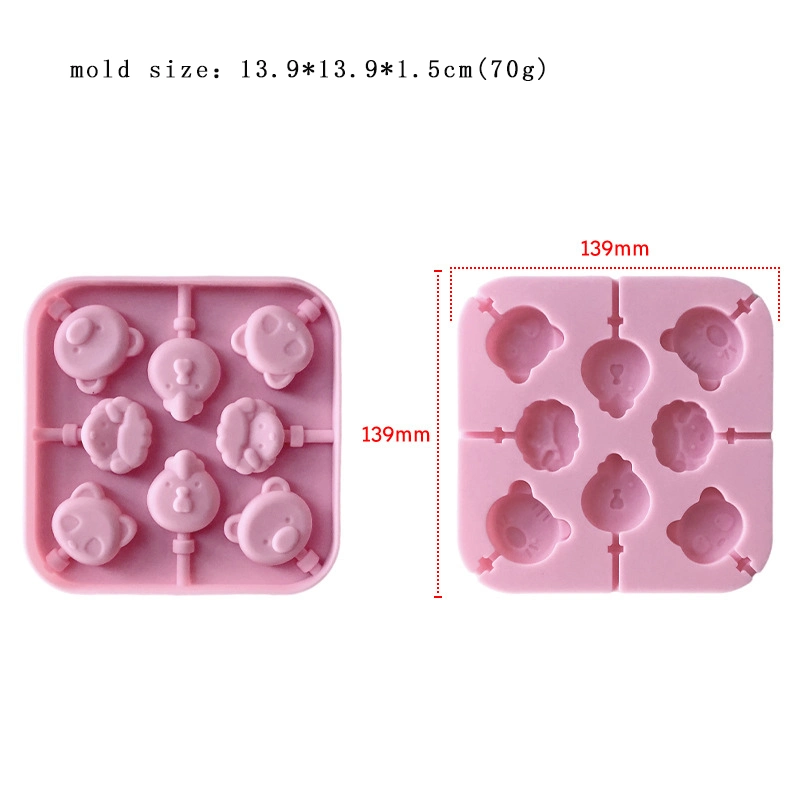 Factory Wholesale Multi Styles Cartoon Shape DIY Candy Chocolate Silicone Molds