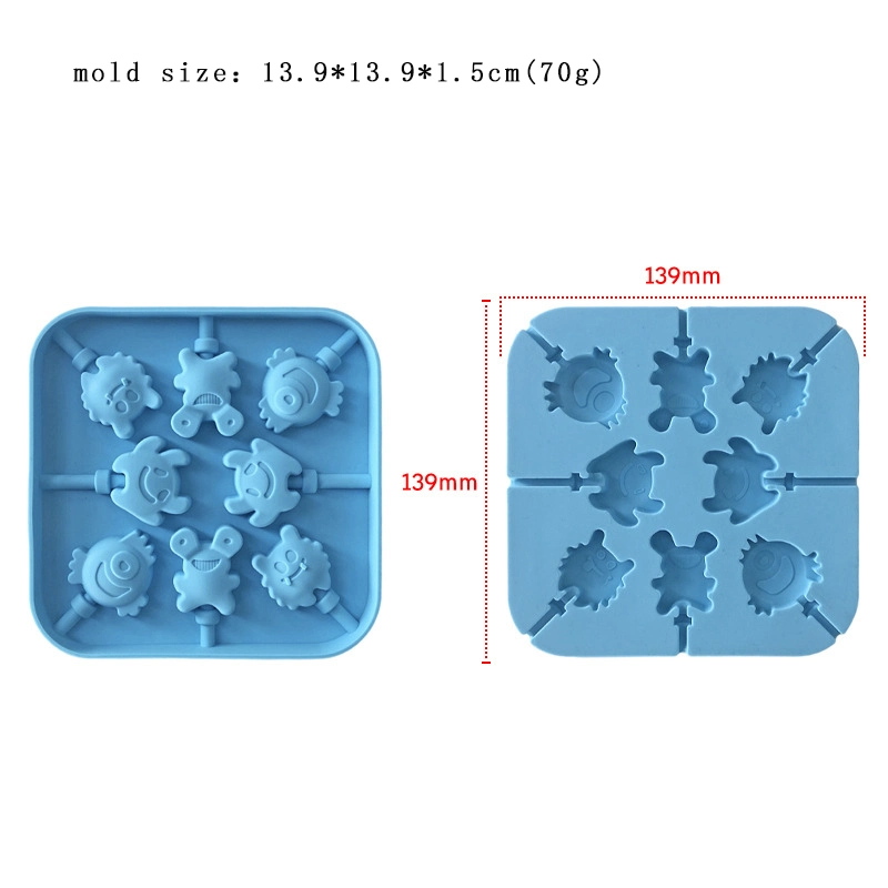 Factory Wholesale Multi Styles Cartoon Shape DIY Candy Chocolate Silicone Molds