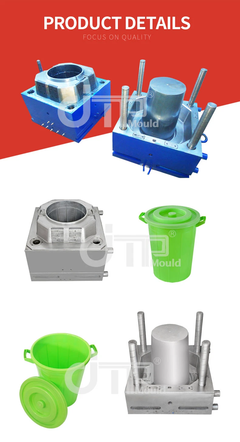 Taizhou Supplier High Quality Plastic Bucket, Customized PP, ABS, PC Plastic Injection Bucket Mold
