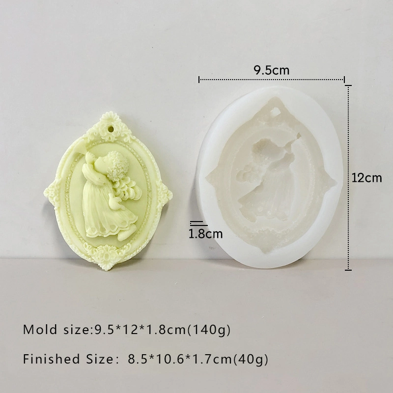 New 3D Embossed Resin Drip Molds Creative Multi-Shape DIY Handmade Pendant Molds Candy Chocolate Silicone Molds