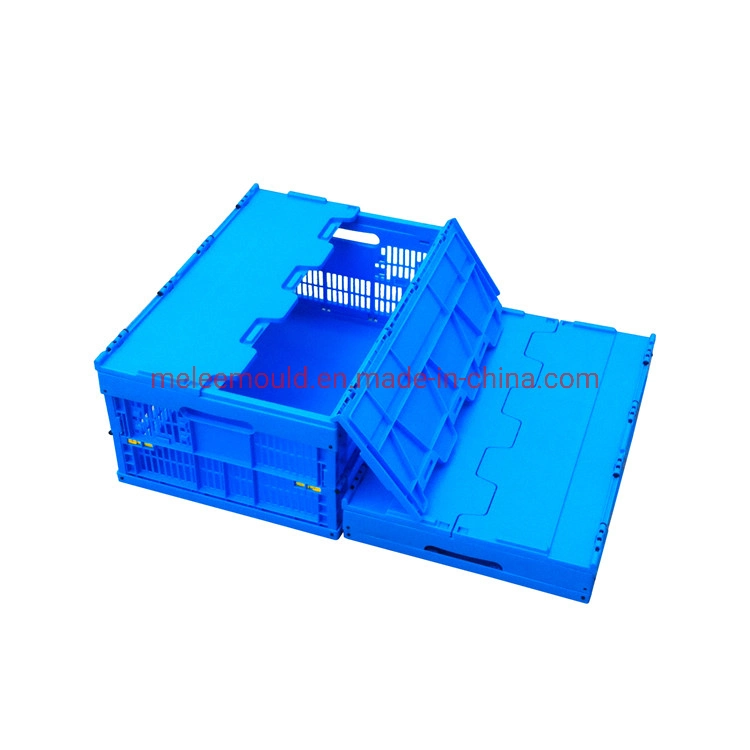 Cheaper Second Hand Plastic Injection Used Crate Molds, Turnover Box Molding, Folded Circulating Box Collapsible Revolving Case Molds