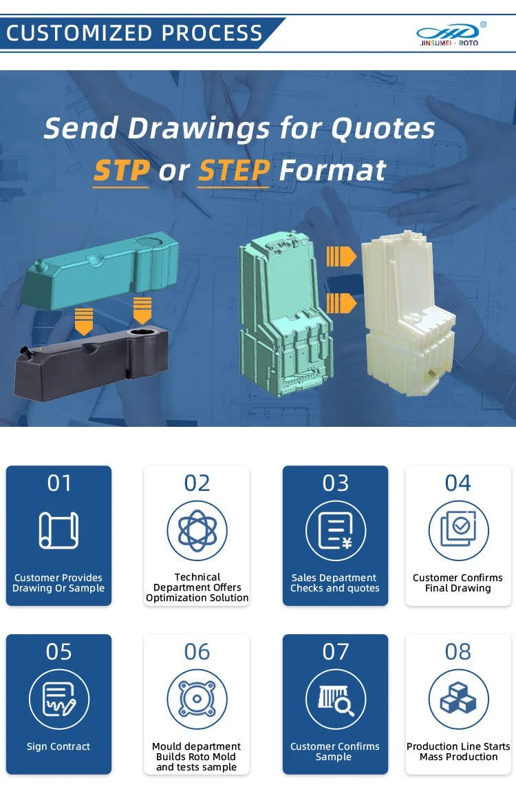 Roto Mould Floating Dock Rotomolding Plastic Marinas Floating Pontoon Dock