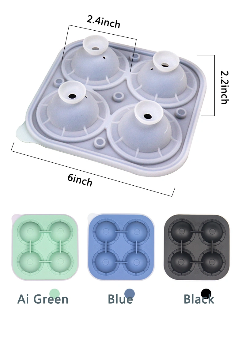 Custom Mold Silicone Ice Cubes Maker Tray 3D Shaped Ice Cube Mold
