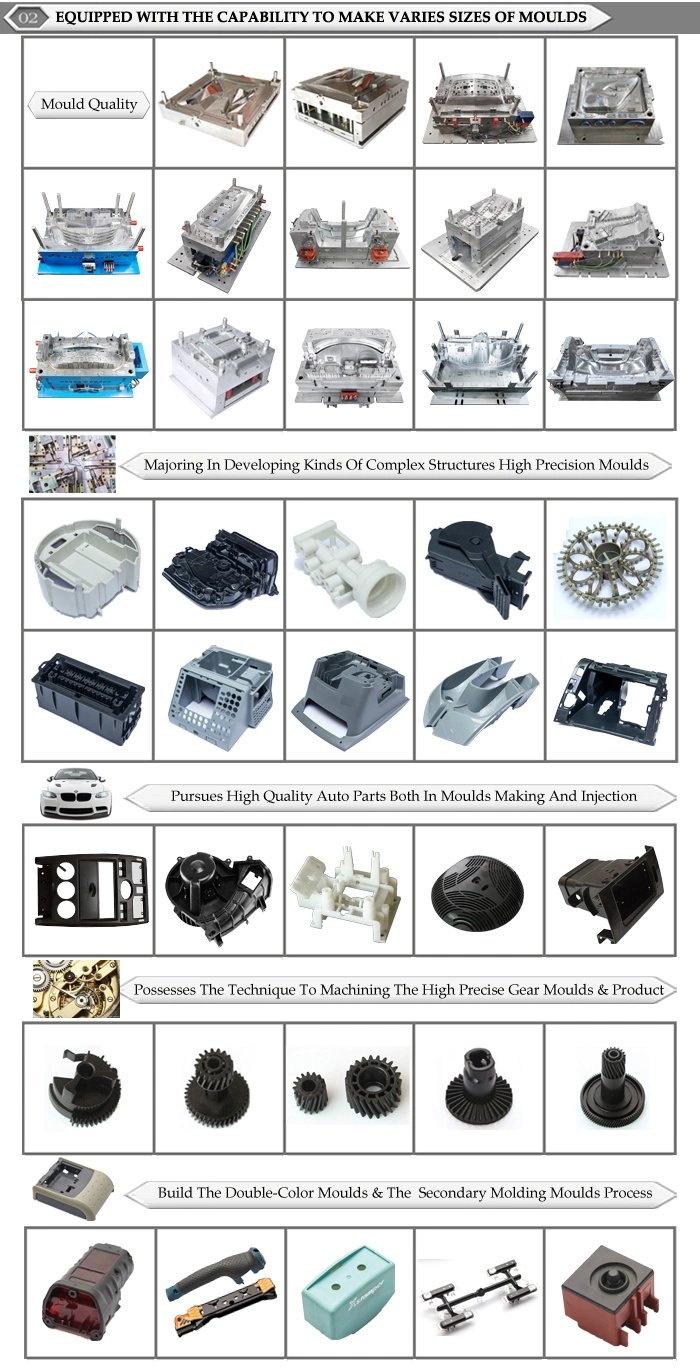 OEM High Precision Plastic Injection Molding for Rubber Industry