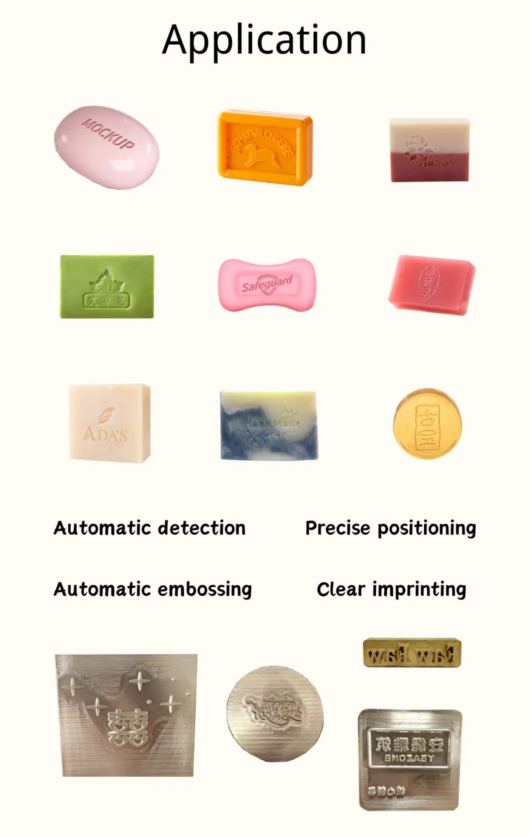 Semi-Automatic Manual Soap Logo Stamping Pressing Making Machine Customize Shape Mold