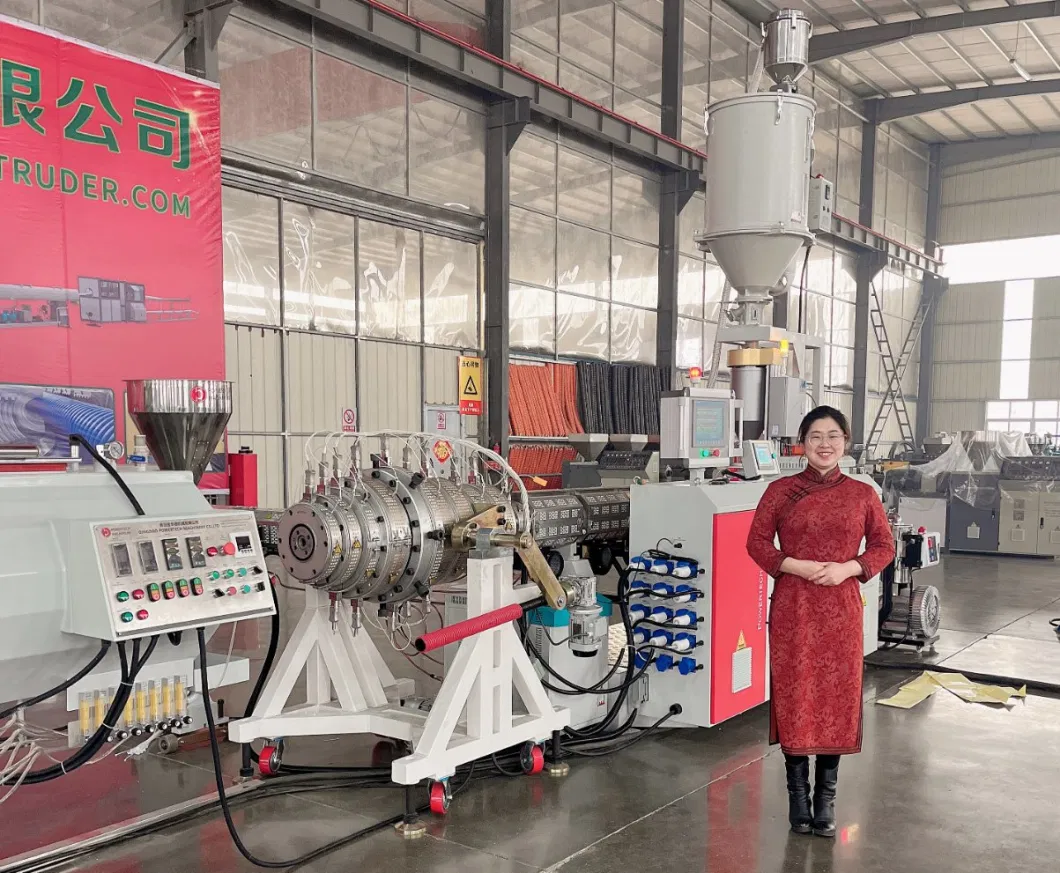 China Famous HDPE LDPE PE PVC Pipe Extrusion Machine /Plastic Tube Making Machine /Plastic PP/PE/PVC/PPR spiral Pipe Machine /Pipe Mould /Mold