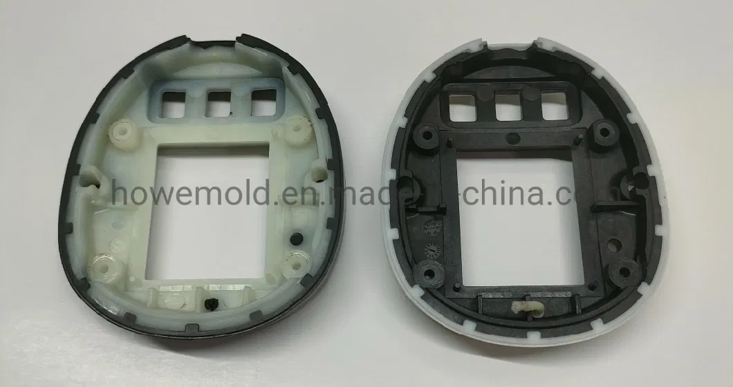 Nylon+TPU Different Color Injection Plastic Top Cover Molding