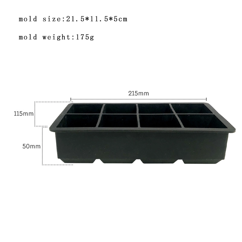 Square 8-in-1 Ice Cube Silicone Ice Mould