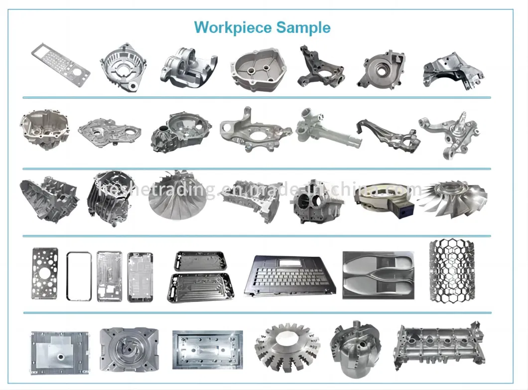 Shell Mold Making Vertical 5 Axis CNC Milling Turning Machine Tool