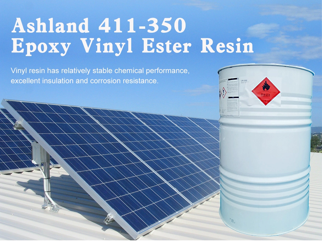 411-350ashland Liquid Epoxy Vinyl Ester Resin Based on Bisphenol-a Epoxy Resin in Chemical Processing Pulp Paper Operations