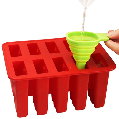 Custom Cartoon Silicone Ice Cream Makers with Sticks Reusable BPA Free Kids Home DIY Popsicle Ice Cream Molds