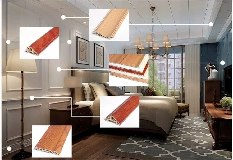 PVC Basement Line Corner Ceiling Wall Cladding Stone Molds Stone PVC Ceiling Panel Moulding