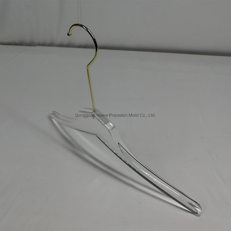 Factory Price Custom Clear Acrylic Clothes Hanger Plastic Injection Molding