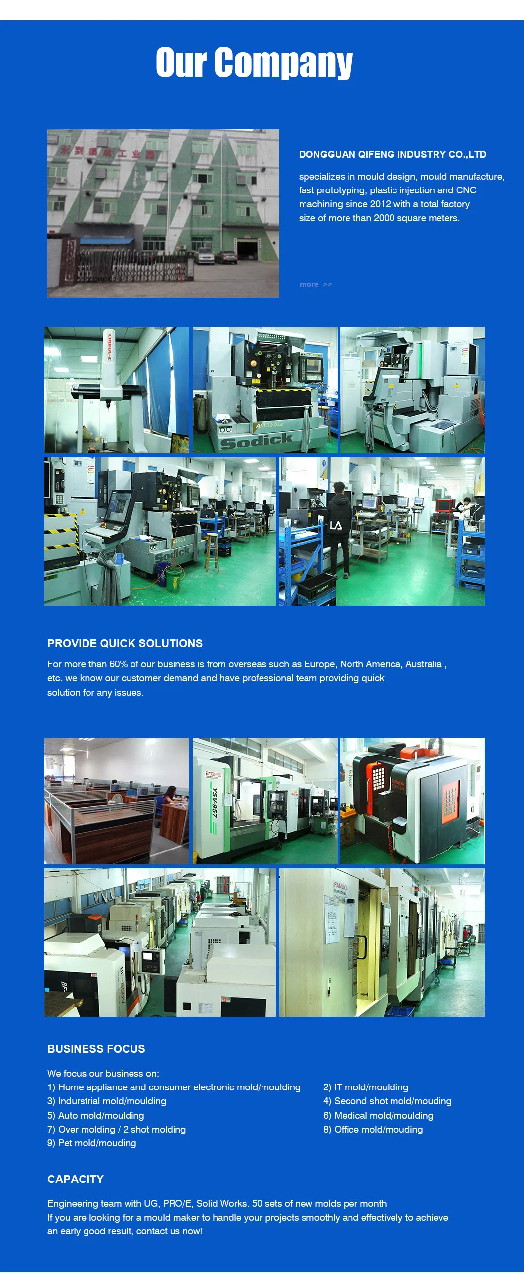 Precision PP PC Injection Mould Plastic Molds Tooling MIM Metal Injection Molding