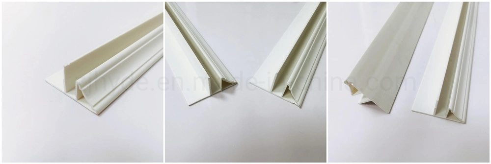 White PVC Cladding Corner Trim Plastic PVC Panel Moulding