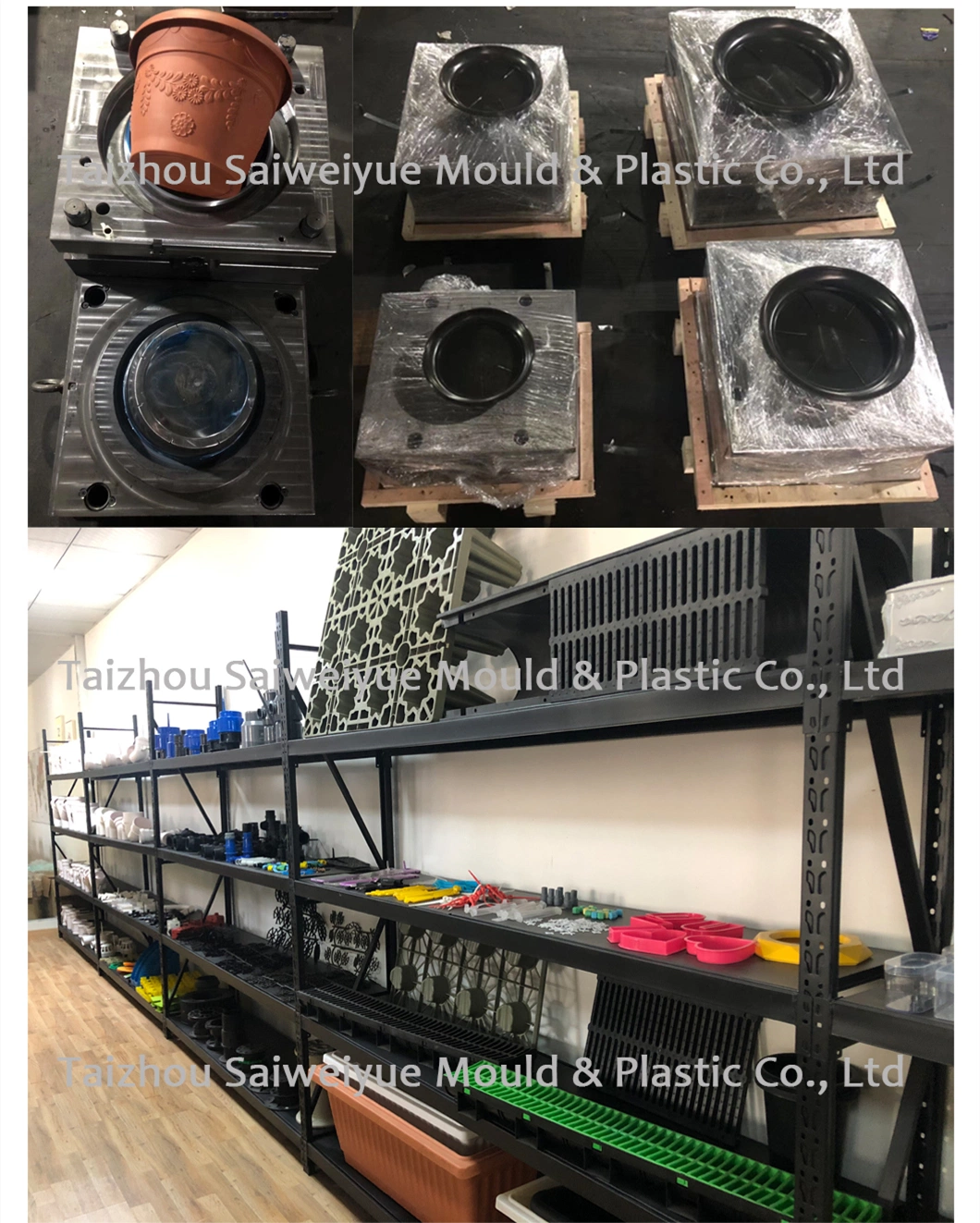 Flower Market Transport Plastic Square Flower Pot Injection Mould