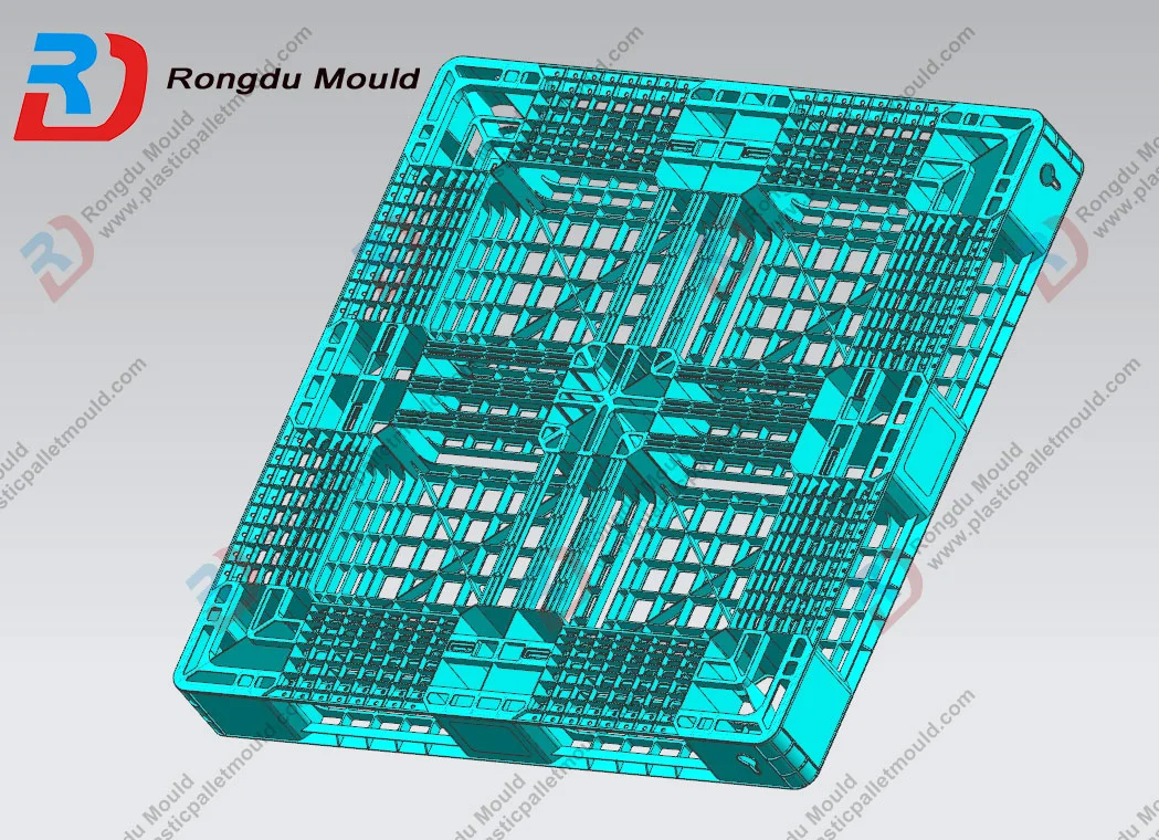 1100*1100*150mm Lightable Window Plastic Pallet Mold